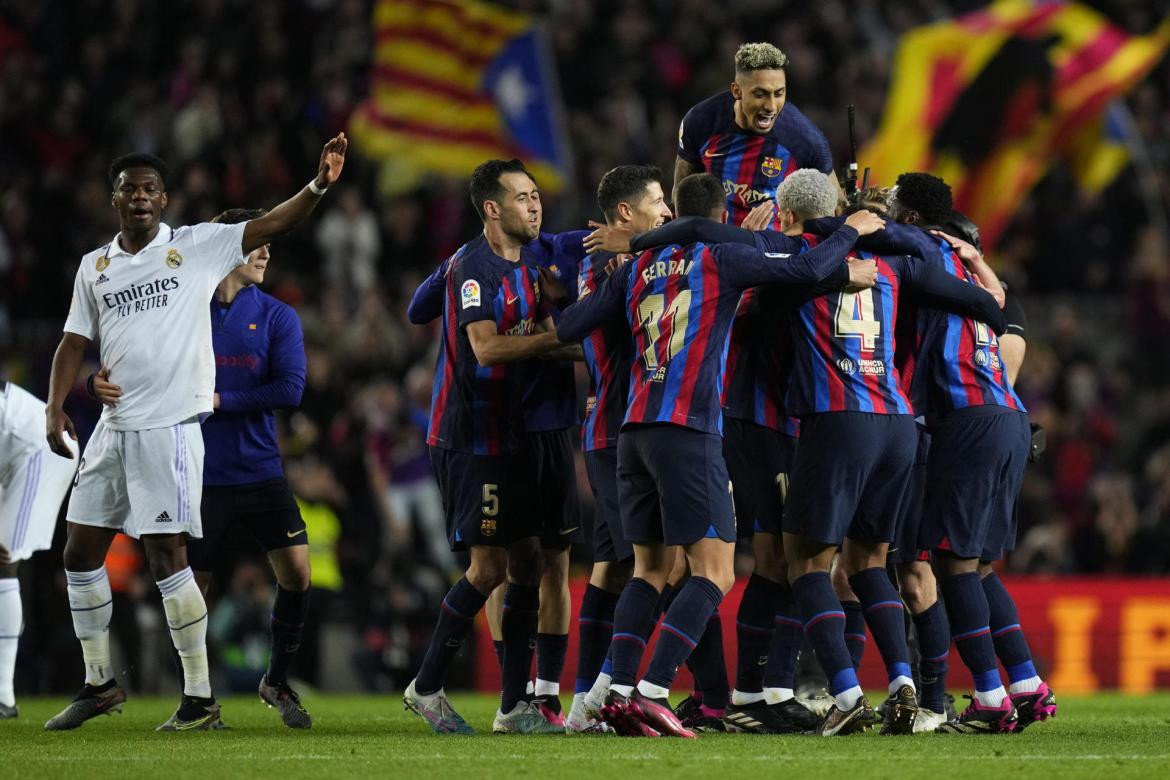 Barcelona vs. Real Madrid. Foto: EFE.