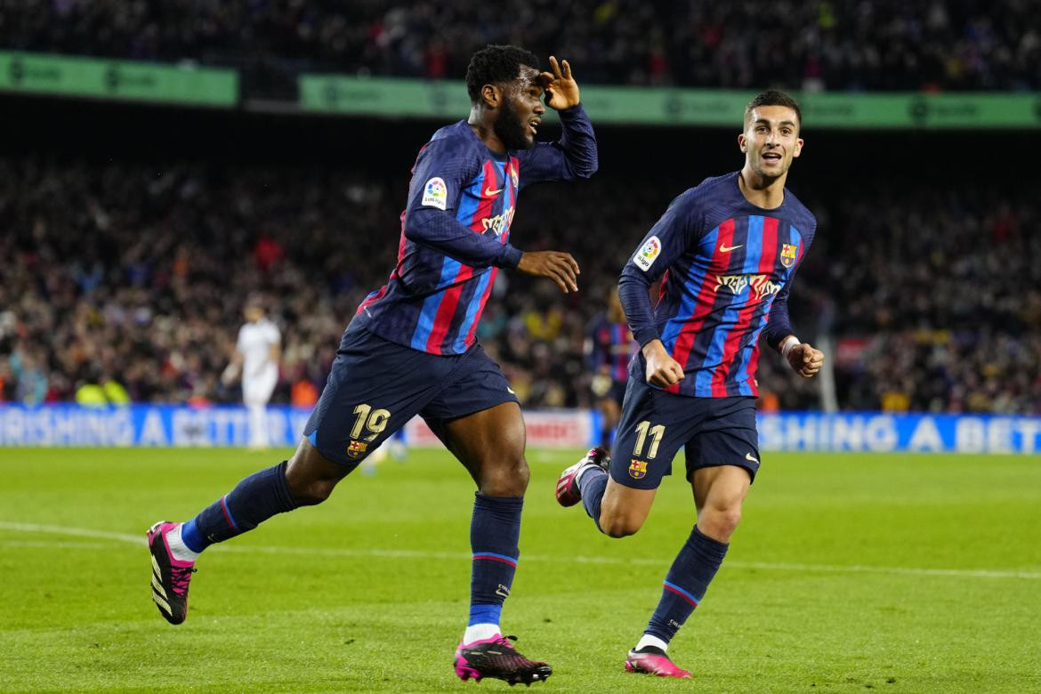 Frank Kessie; Barcelona vs. Real Madrid. Foto: EFE.