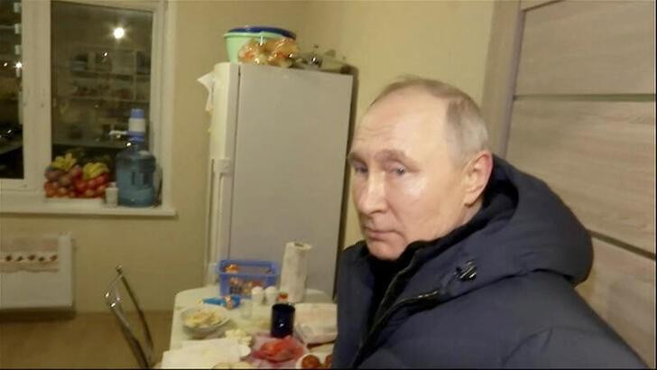 Putin en Donetsk. Foto: Reuters.