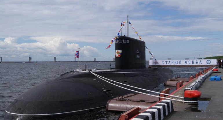 Submarino Stari Oskol. Foto Twitter @cristianeloyt.
