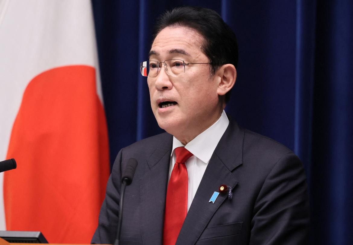 Fumio Kishida, primer ministro de Japón. Foto: Reuters. 
