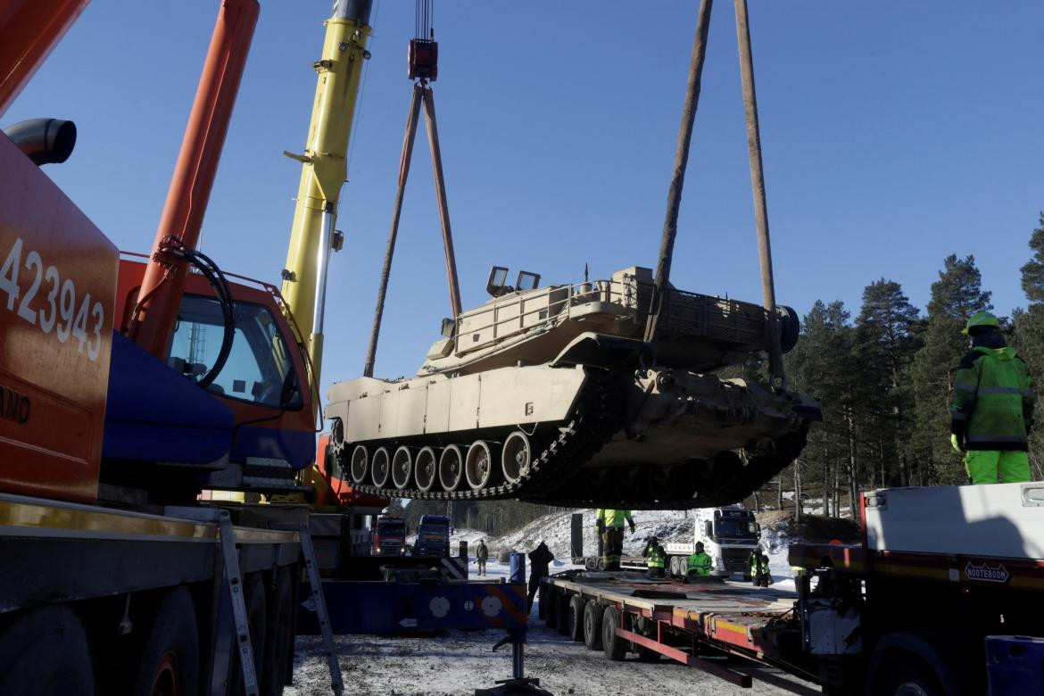 Estados Unidos entregará tanques a Ucrania. Foto: Reuters. 
