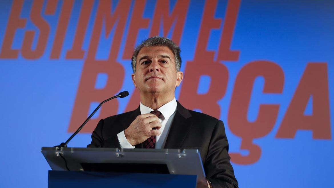 Joan Laporta, presidente de Barcelona FC. Foto: REUTERS