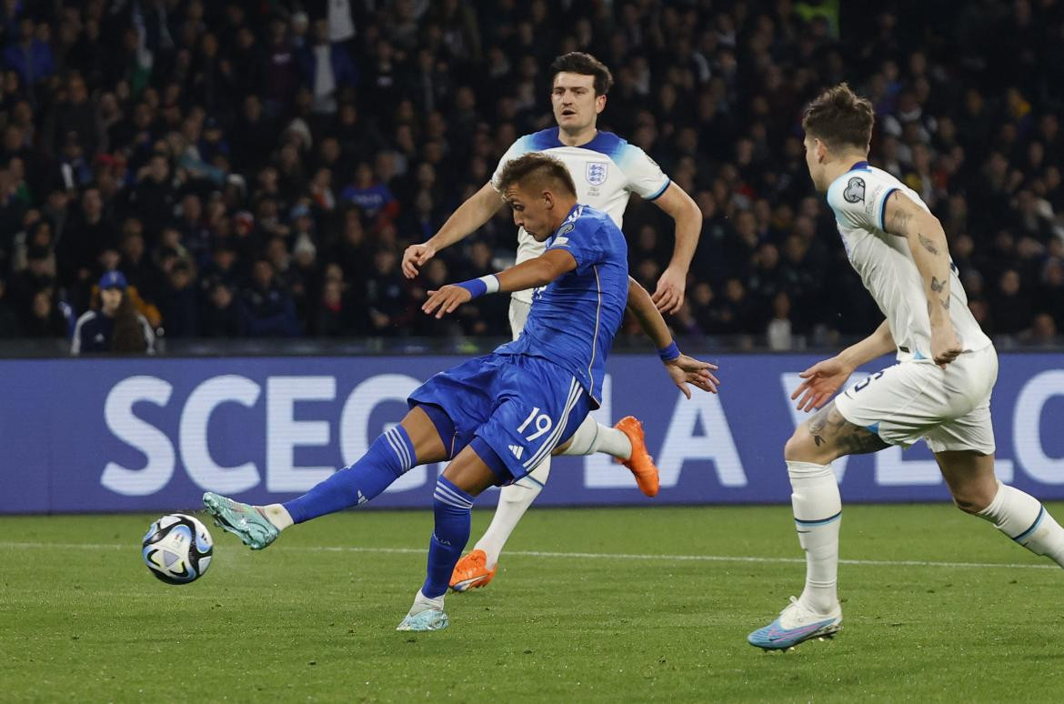 Eliminatorias Eurocopa 2024, Italia vs. Inglaterra. Foto: REUTERS.