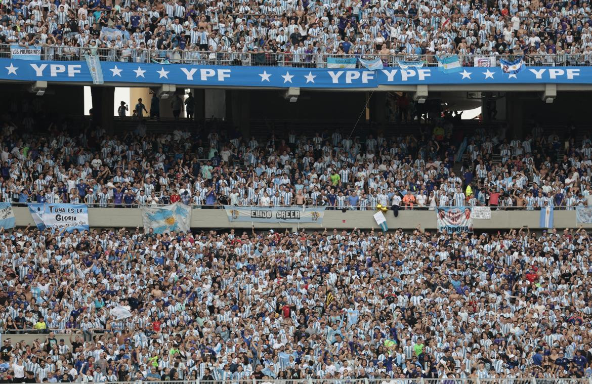 Previa Argentina vs. Panamá. Foto: EFE.	