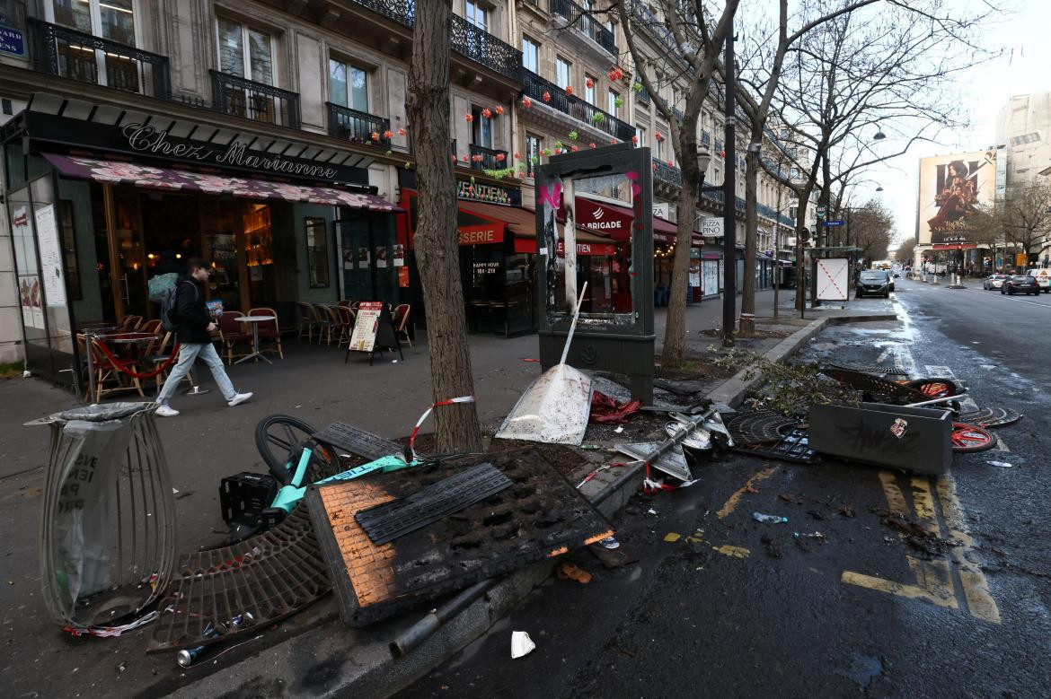 Estallido social en Francia. Foto: Reuters.