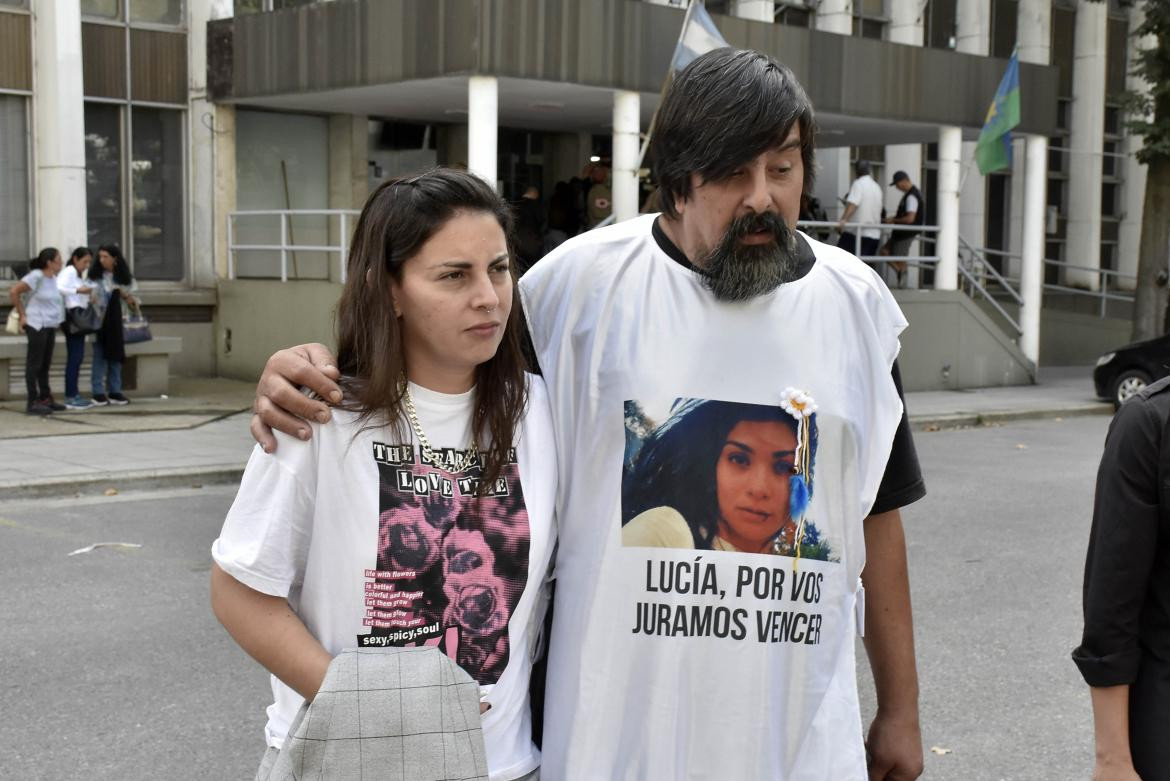 Los padres de Lucía Pérez. Foto: NA.