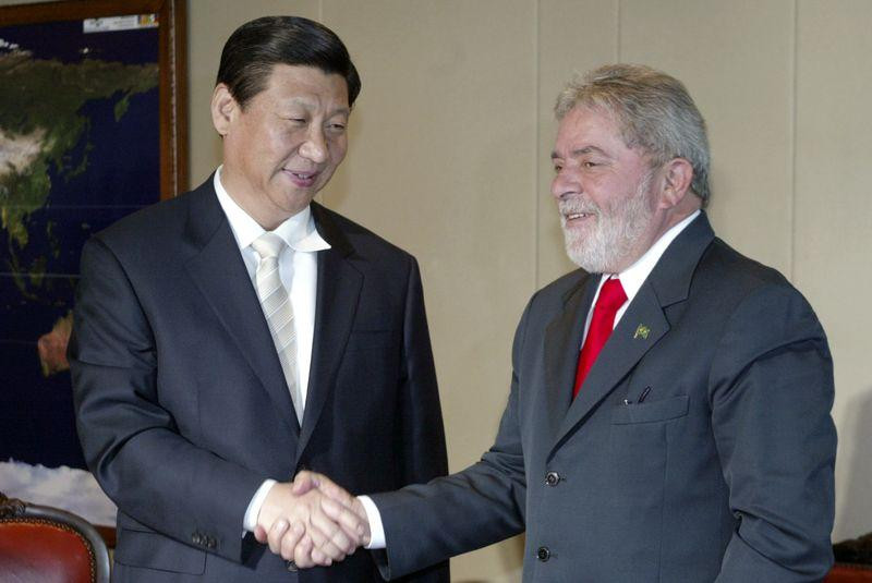 Xi Jinping y Lula. Foto: REUTERS