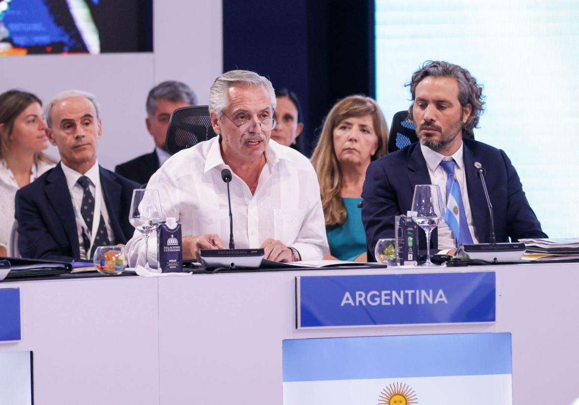 Alberto Fernández en la XXVIII Cumbre Iberoamericana. Foto: NA.