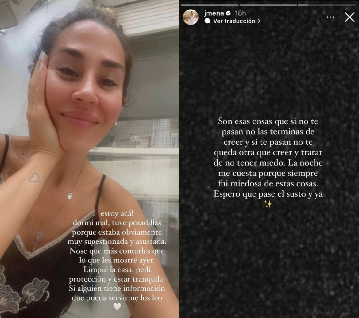 Las historias de Jimena Barón. Foto: Instagram.