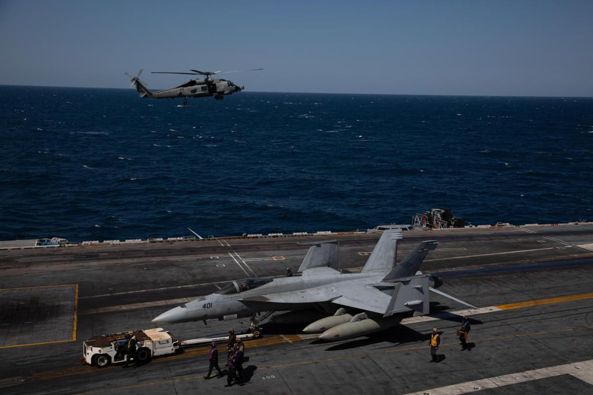 Aviones de entrenamiento militar entre EEUU y Corea del Sur. Foto: EFE. 