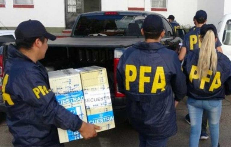 Operativo de la PFA. Foto: NA