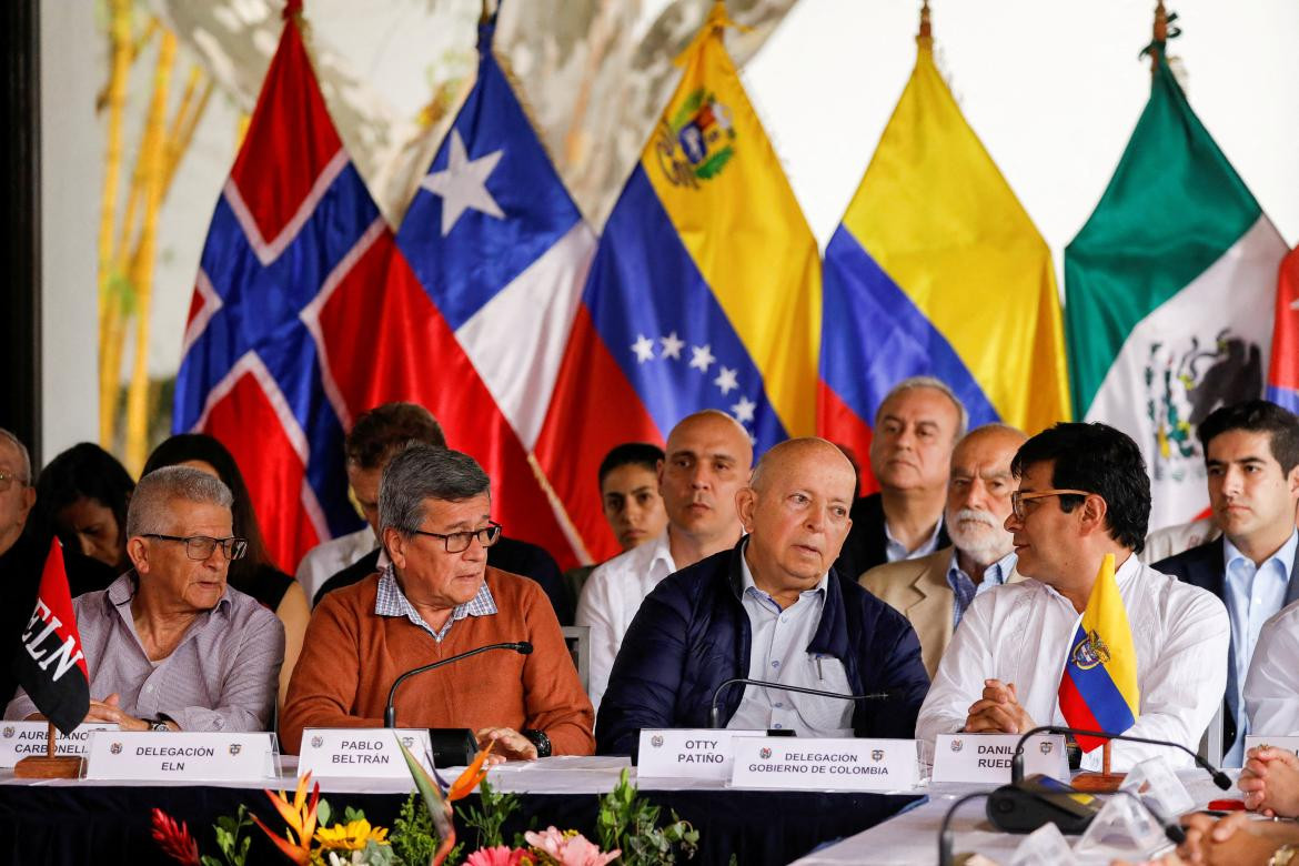 Los negociadores del gobierno de Colombia y el Ejército de Liberación Nacional_ Reuters