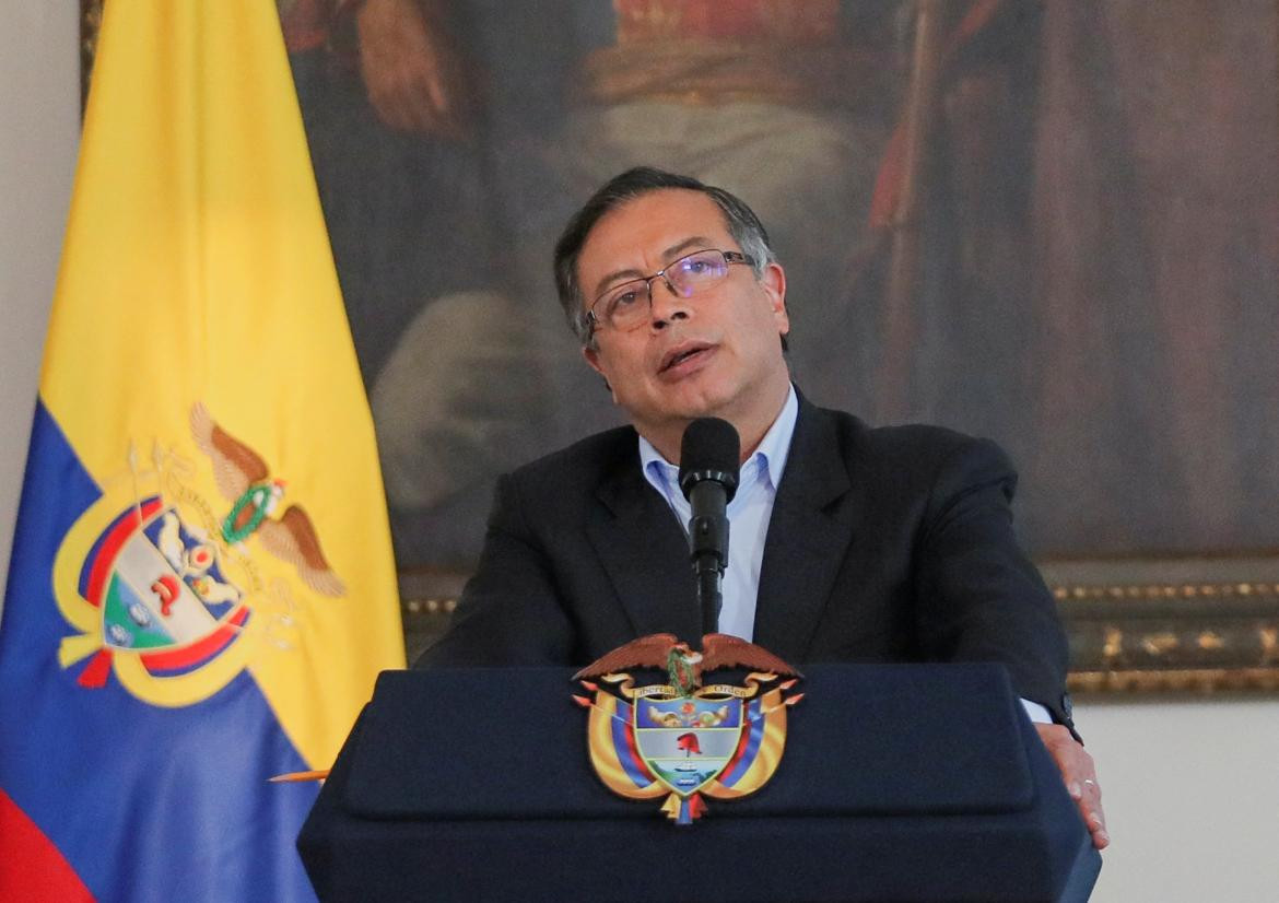 El presidente de Colombia Gustavo Petro Foto Reuters