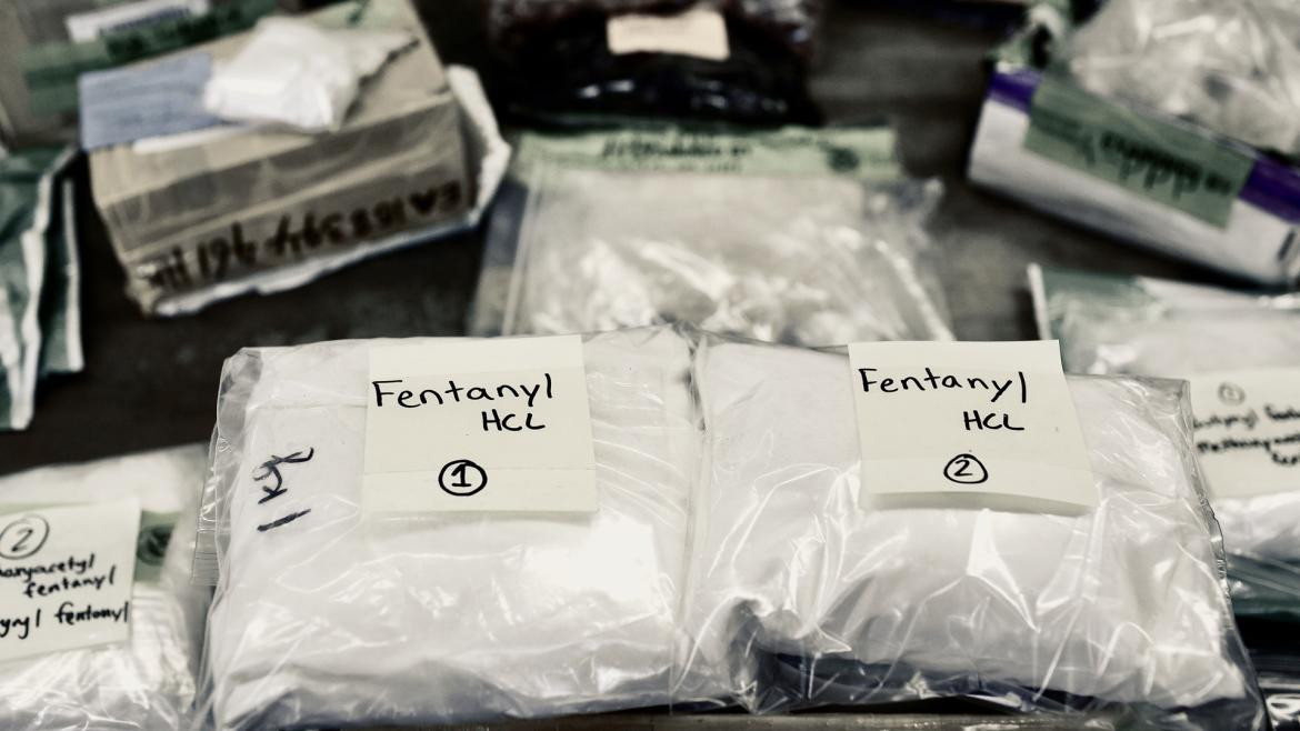 Producción de fentanilo. Foto: REUTERS
