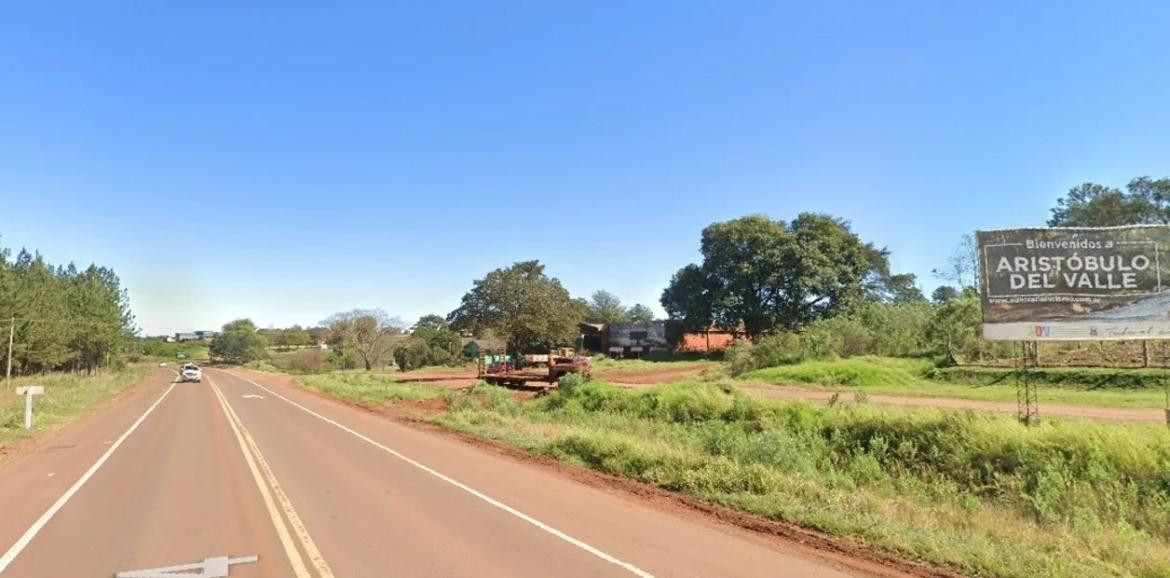 Accidente fatal en Misiones. Foto: Google Street View.