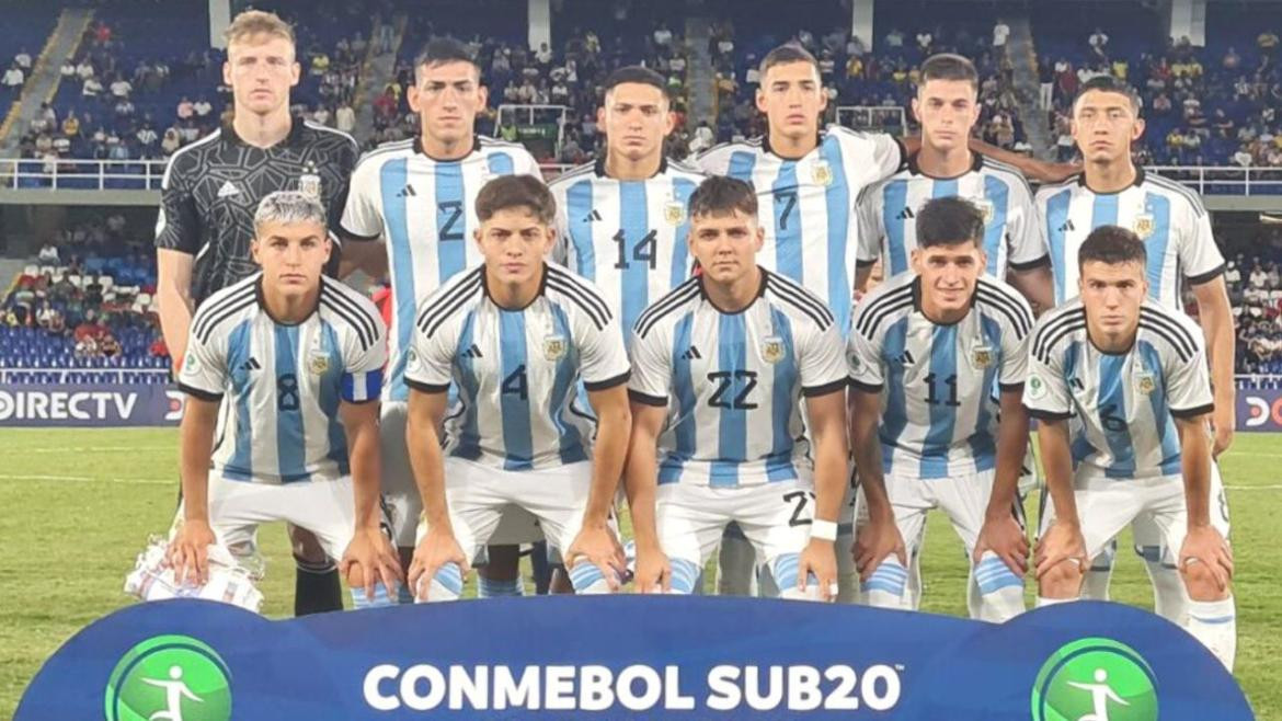 Selección Argentina sub 20. Foto: Télam