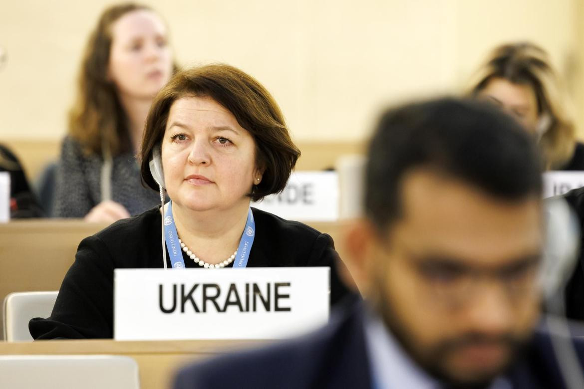 Filipenko, embajadora de Ucrania ante la ONU. Foto: EFE.