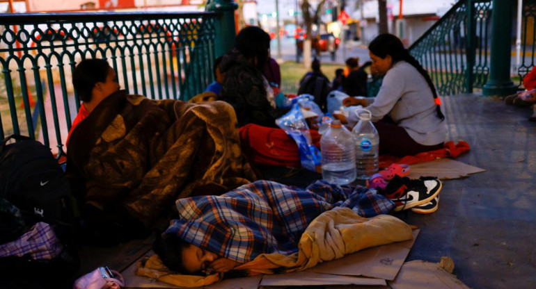 Migrantes en Ciudad Juárez, México. Foto: REUTERS.