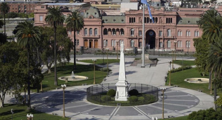 Plaza de mayo. Foto: Archivo.