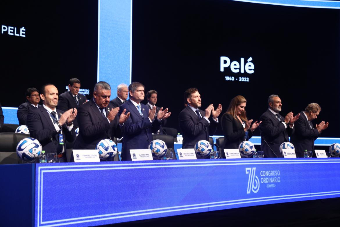 El 76 Congreso Ordinario de la Conmebol. Foto: Twitter @CONMEBOL.