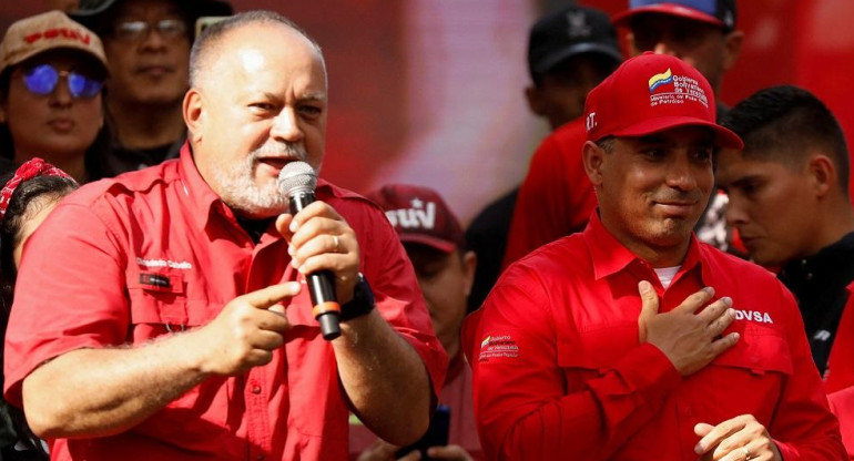 Diosdado Cabello, el diputado que promulgó la ley de anticorrupción. Foto: Reuters.