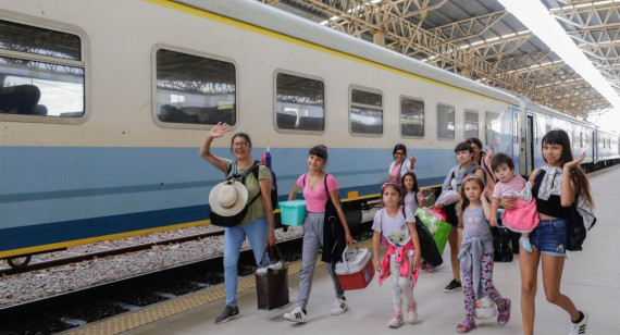El turismo en tren creció con fuerza. Foto: Ministerio de Transporte