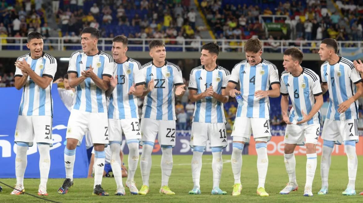 Selección Argentina sub 20. Foto: Télam