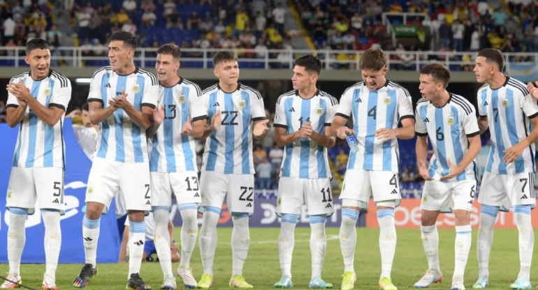 Selección Argentina sub 20. Foto: Télam