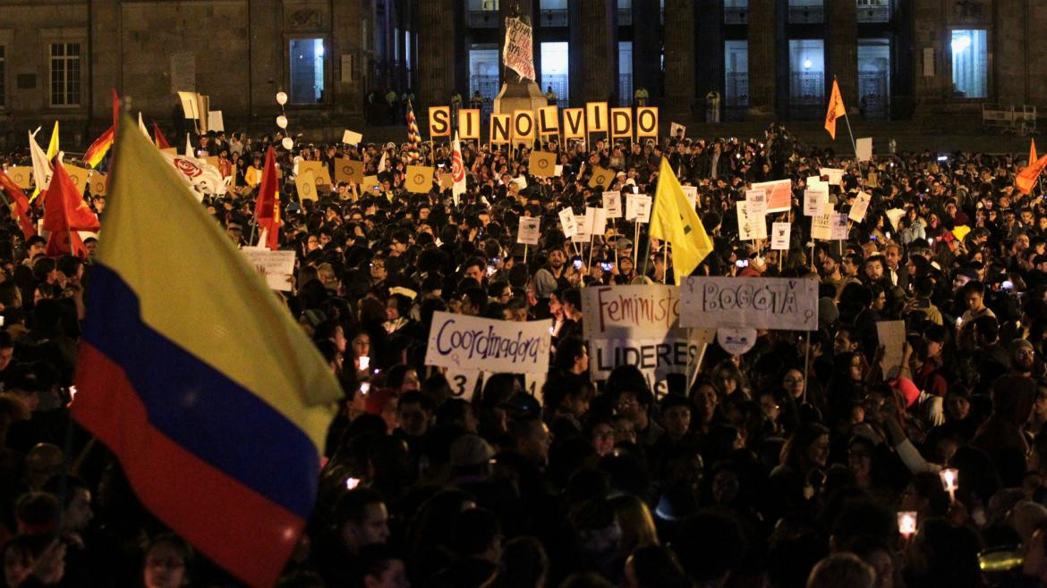 Colombia, marchas. Foto: Reuters