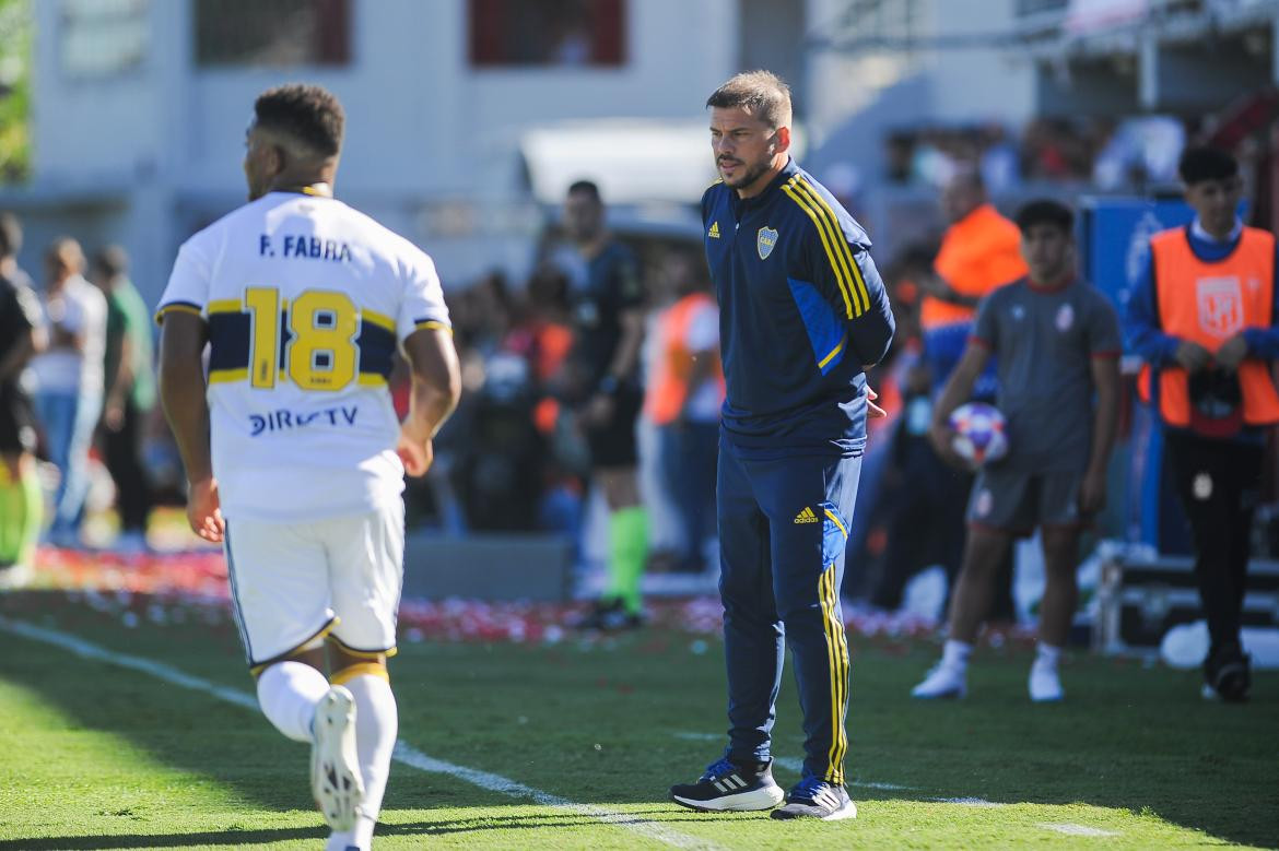 Mariano Herrón 2; Barracas Central vs. Boca Juniors. Foto: Télam.