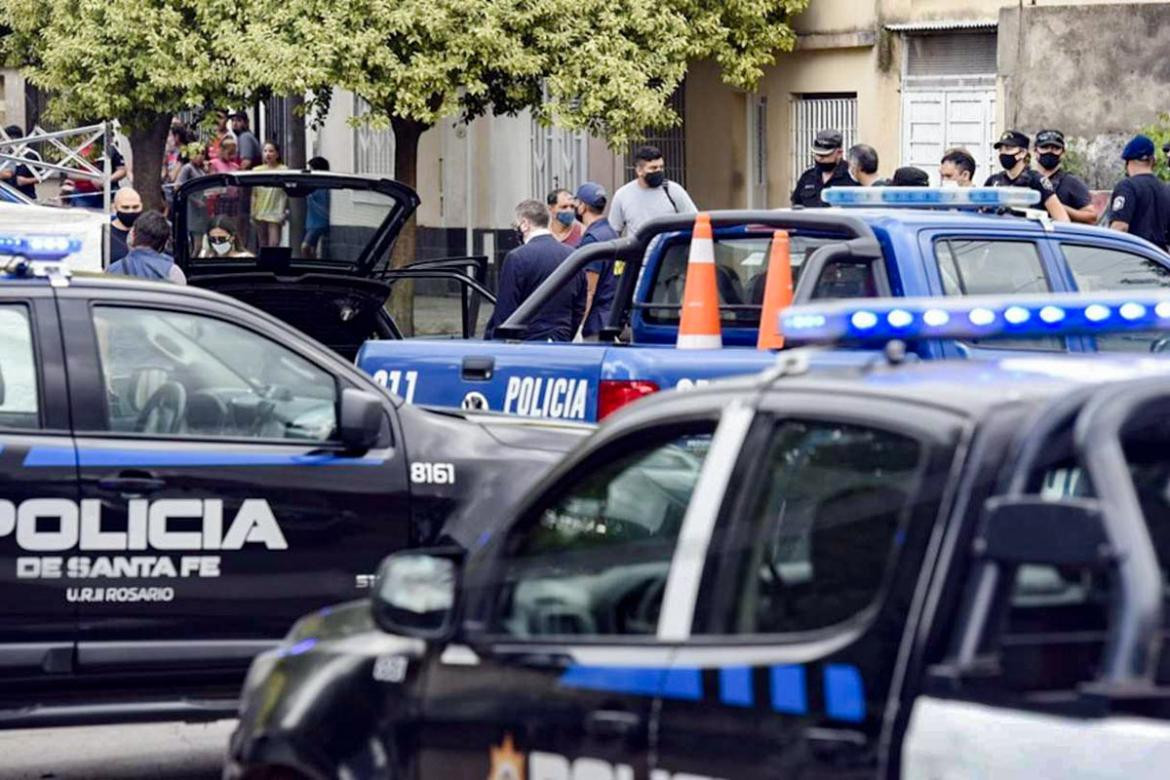 Policía rosarina. Foto: Télam