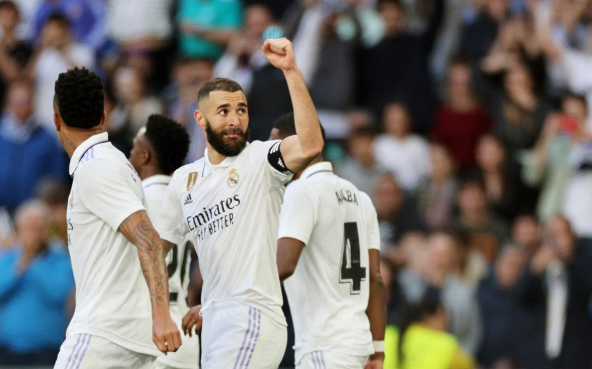 Karim Benzema; Real Madrid vs. Valladolid. Foto: Reuters.