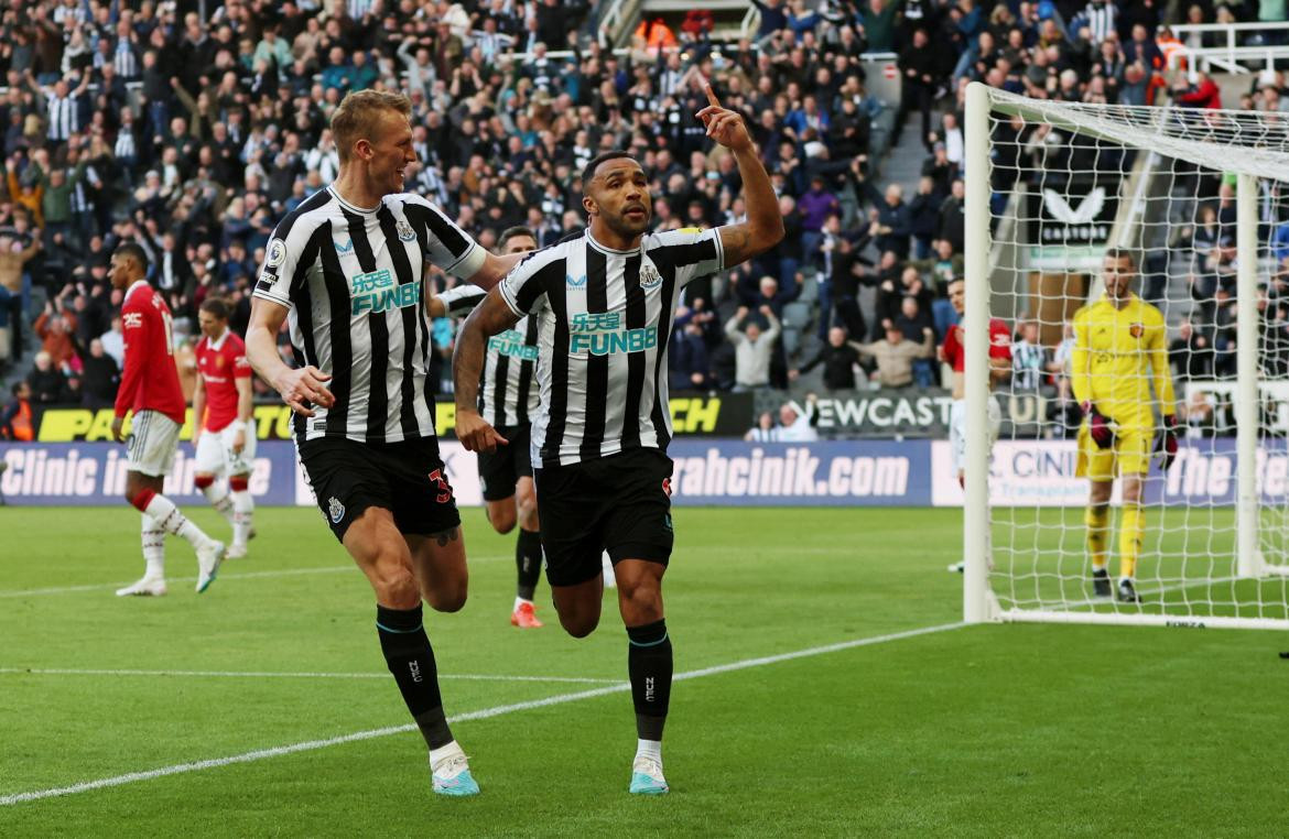 Callum Wilson; Newcastle United vs. Manchester United. Foto: Reuters.