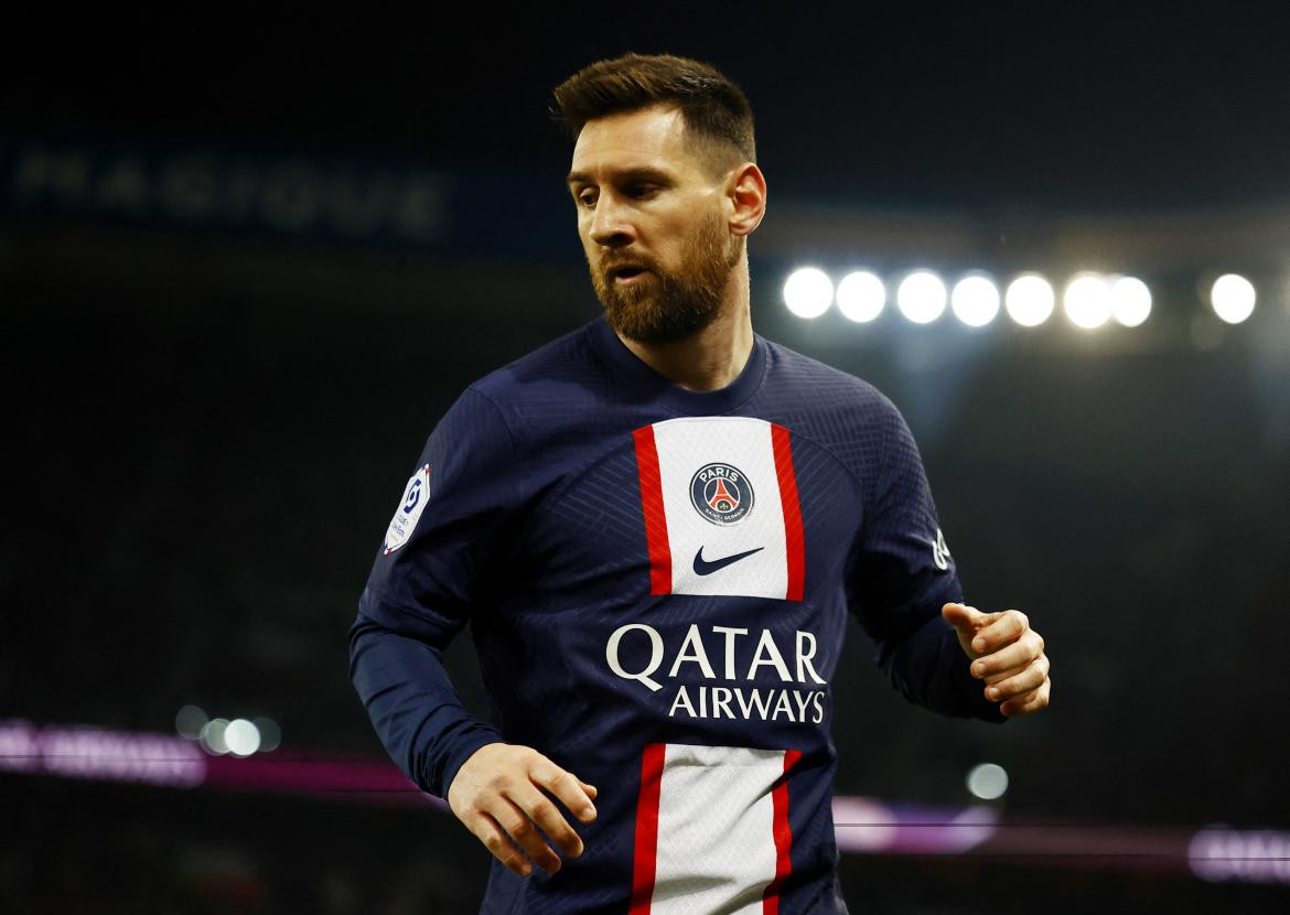 Lionel Messi 30; PSG vs. Olympique de Lyon. Foto: Reuters.