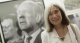 María Kodama, viuda de Jorge Luis Borges. Foto: Télam