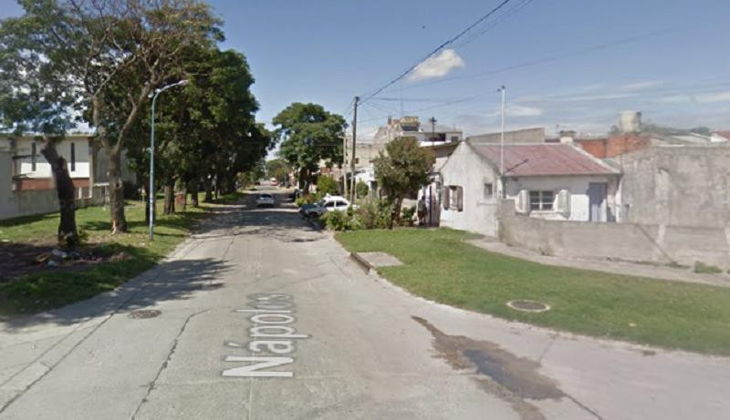 El lugar donde ocurrió el crimen en Mar del Plata. Foto: Google Maps