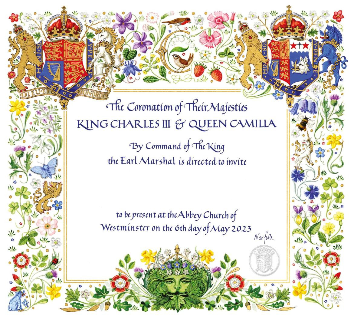 Buckingham difunde la invitación a la Coronación. EFE