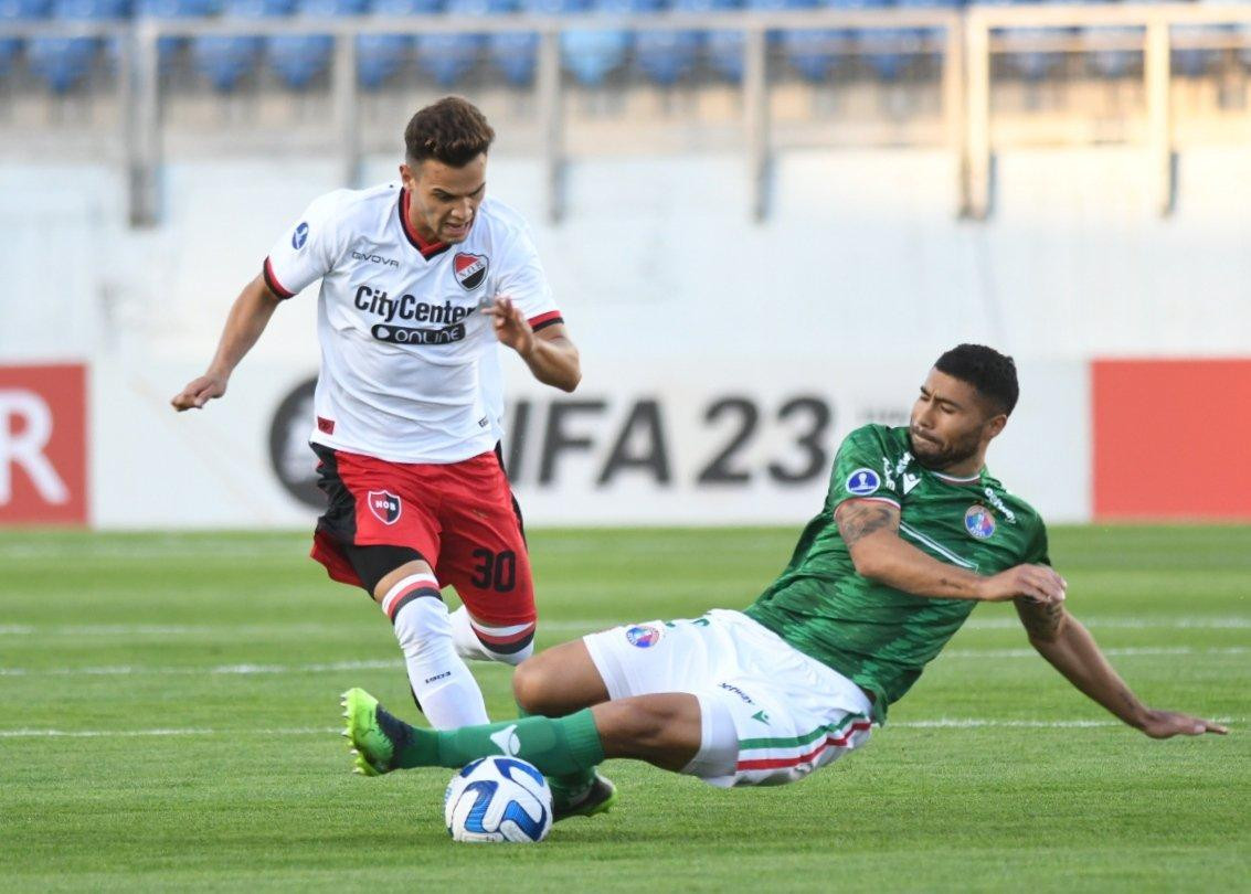 Copa Sudamericana, Audax Italiano vs. Newells. Foto: @Newells.