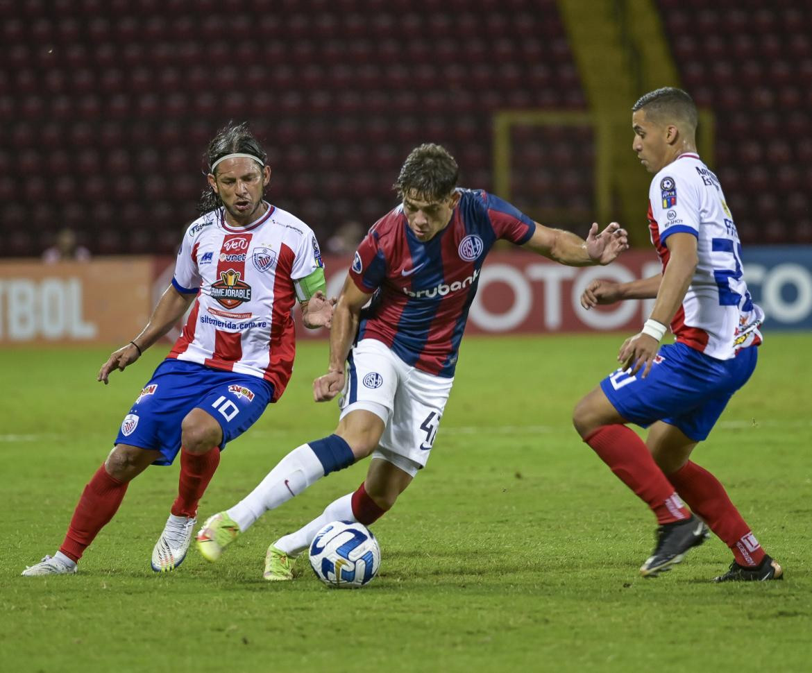 San Lorenzo venció a Estudiantes de Mérida. Foto: NA.