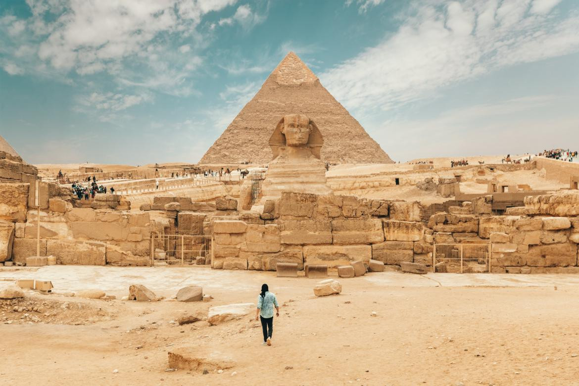 Egyptian pyramids.  Photo: Unsplash.