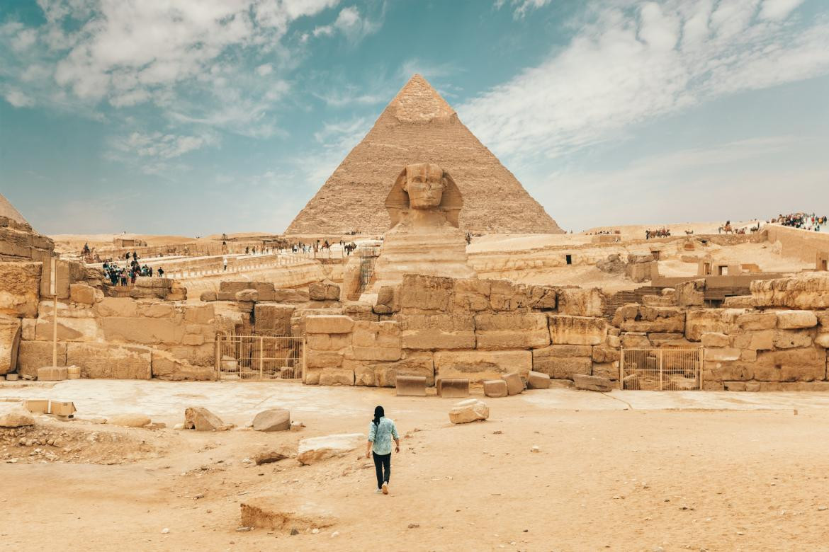 Egyptian pyramids.  Image: Unsplash.