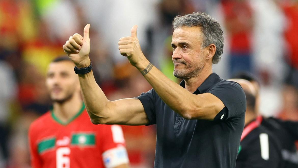 Luis Enrique, director técnico. Foto: Reuters