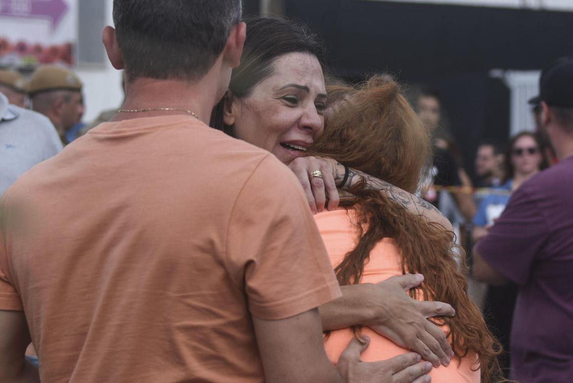 Tragedia en una guardería de Brasil. Foto: EFE