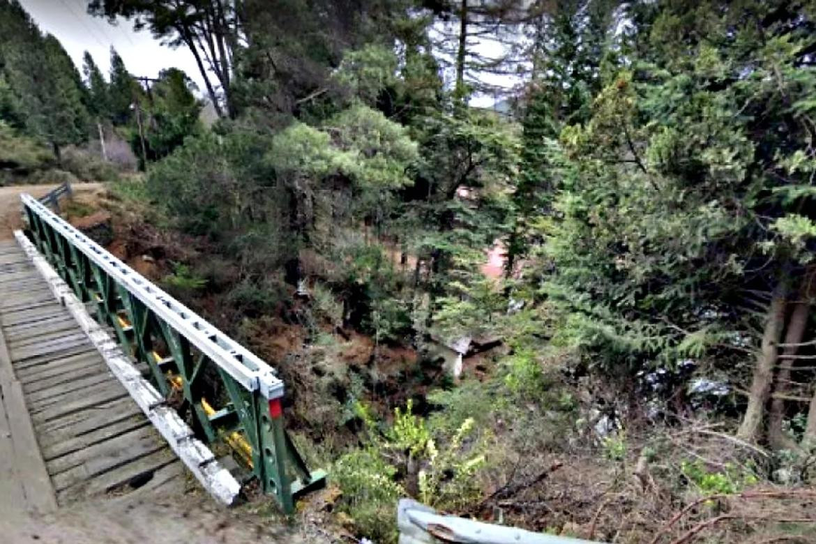 El puente sobre el arroyo Goye. Foto: La Nación