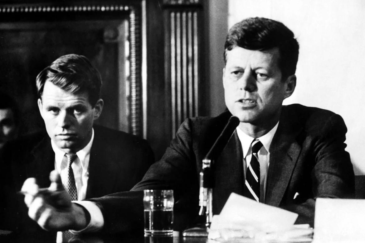Robert y John F. Kennedy, foto revista Life