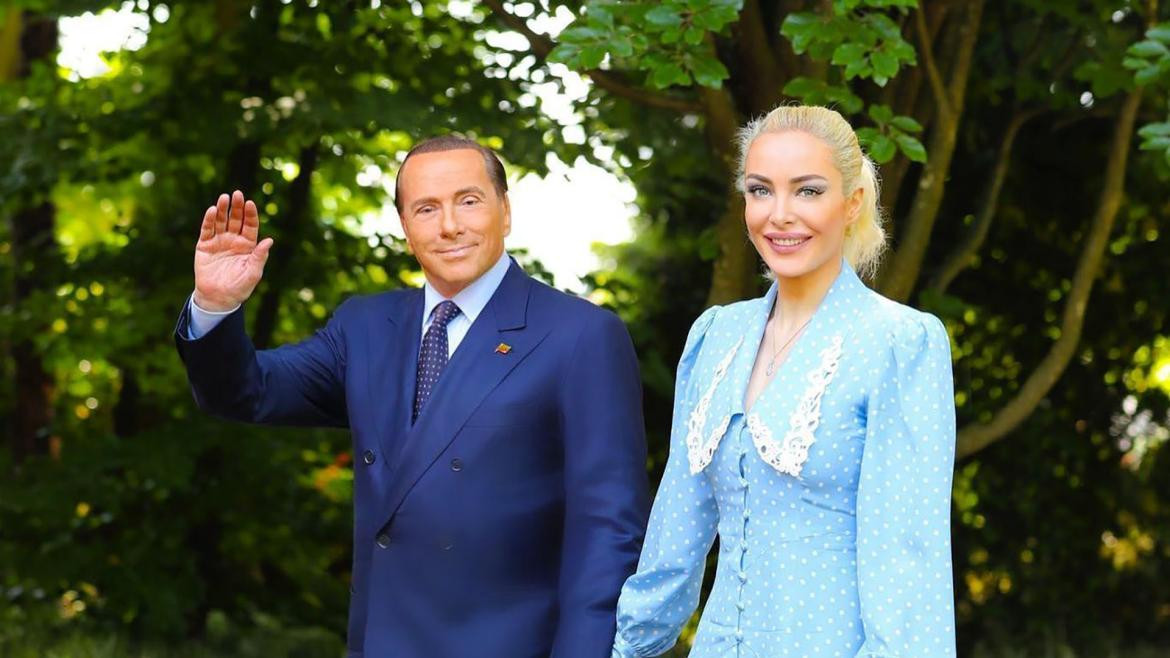 Silvio Berlusconi y Marta Fascina.