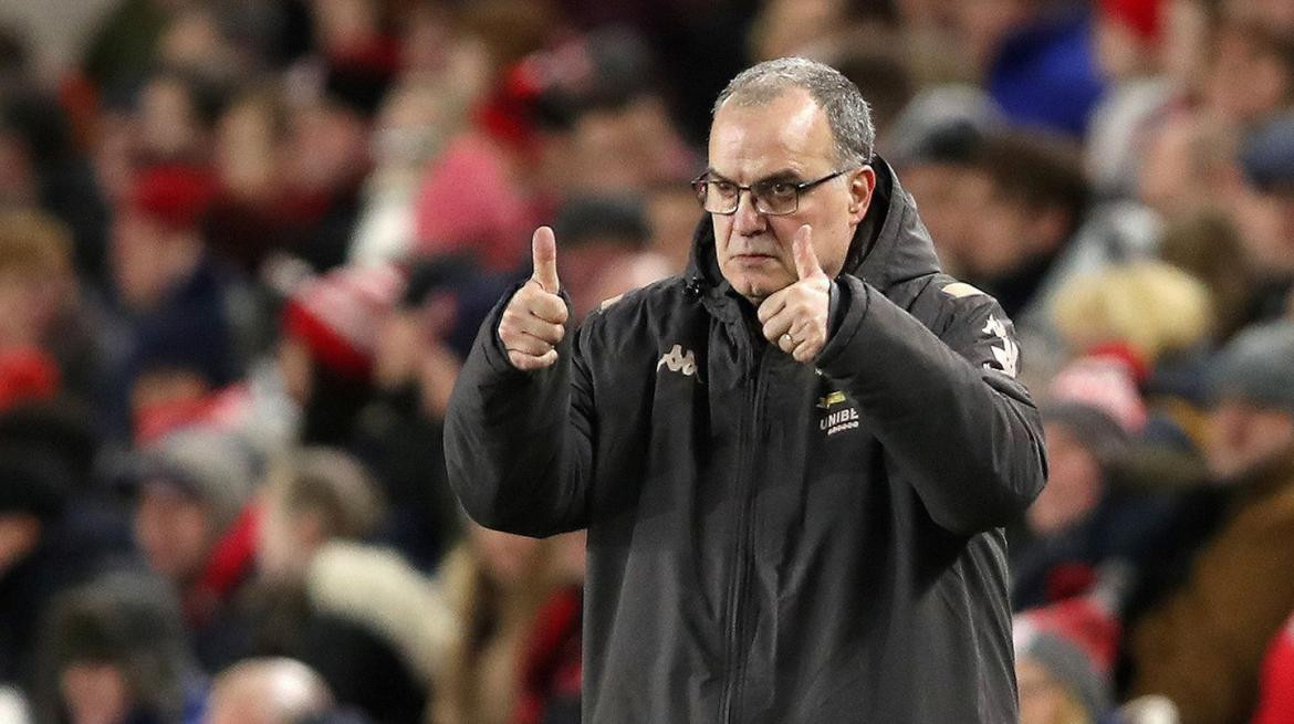 Marcelo Bielsa, director técnico. Foto: Reuters