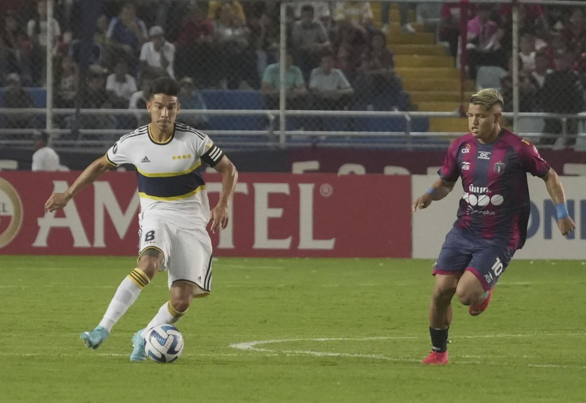 Pol Fernández, Boca vs Monagas, Copa Libertadores. Foto: NA