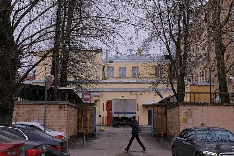 El centro de detención preventiva Lefortovo donde supuestamente está Gershkovich. Foto: Reuters